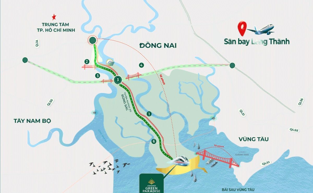 Vị trí của Vinhomes Cần Giờ