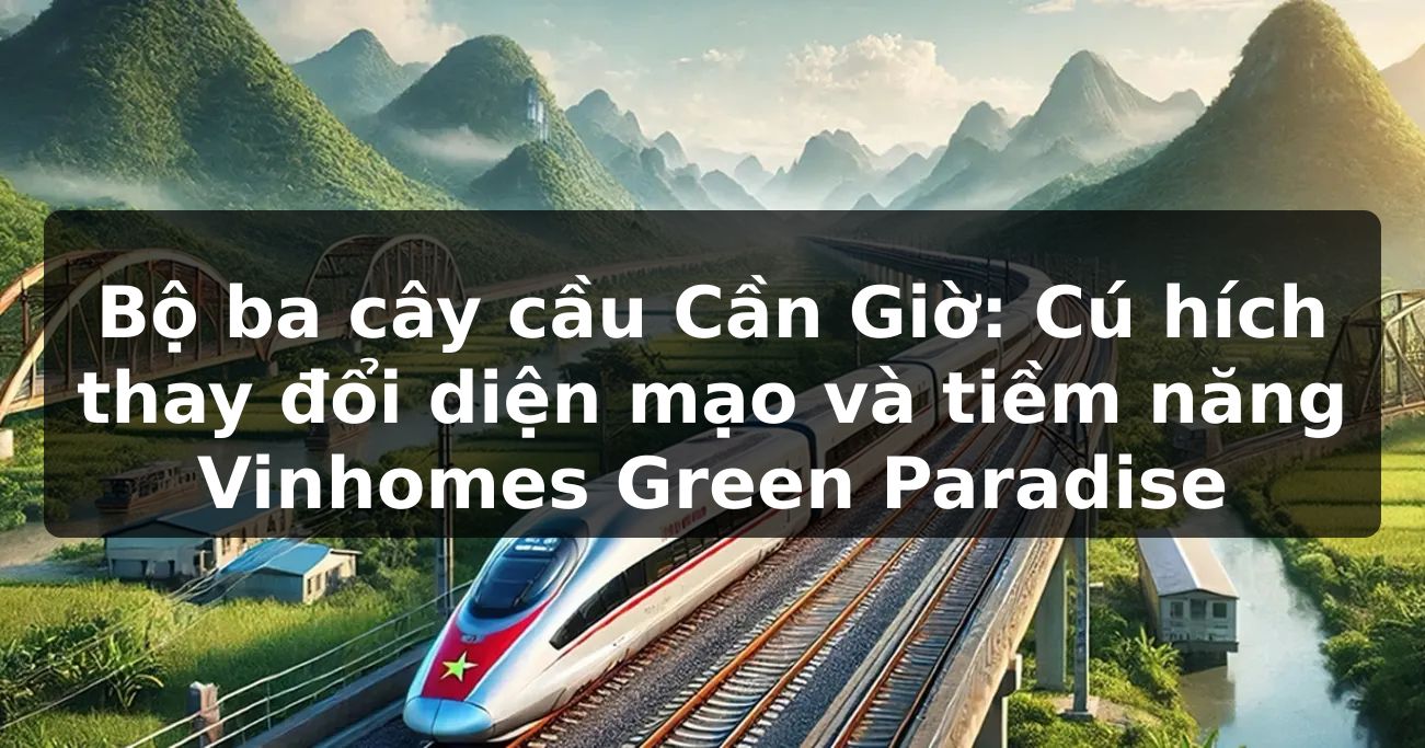 Bộ ba cây cầu Cần Giờ: Cú hích thay đổi diện mạo và tiềm năng Vinhomes Green Paradise