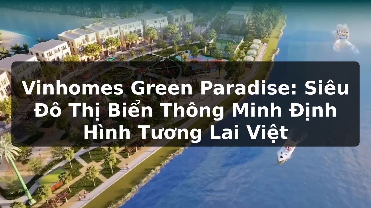 Vinhomes Green Paradise: Siêu Đô Thị Biển Thông Minh Định Hình Tương Lai Việt